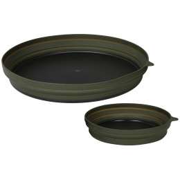 Geschirrset Warg Fold Lunch Set grün green