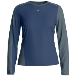 Damen-Funktionsshirt Ortovox 120 Cool Tec Fast Upward Ls W blau/grau Blue Nunatak
