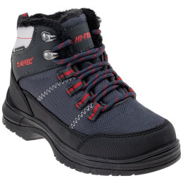 Kinder Winterschuhe Hi-Tec Lusari Mid Wp Jr schwarz/grau Dark Grey/Black/Red