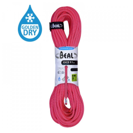 Kletterseil Beal Joker 9,1 mm (60 m) Golden Dry orange ORANGE