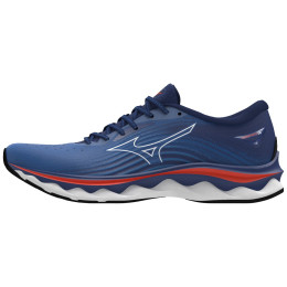 Herren Laufschuhe Mizuno Wawe Sky 6 blau/weiß TurkishSea/White/CherryTomato