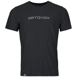 Herren-Funktionsshirt Ortovox 150 Cool Brand Ts M schwarz Black Raven