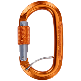 Karabiner Climbing Technology Obx BGL orange/grau Titanium/Orange/Titanium