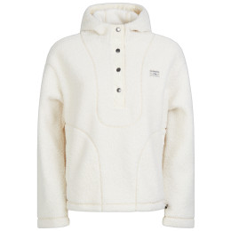 Damen-Sweatshirt Fundango Juniper Pile Jacket weiß butter