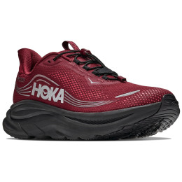 Herren Laufschuhe Hoka Clifton 11 GTX rot/schwarz Varsity Burgundy / Carbon Black