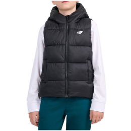 Kinderweste 4F Vest Jacket M366 Deep Black schwarz Deep Black