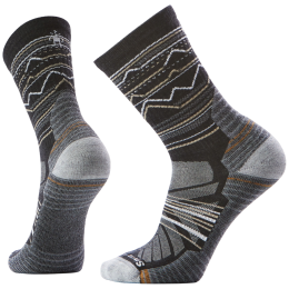Socken Smartwool Hike Light Cushion Mountain Range Crew schwarz/grau CHARCOAL/LIGHT GRAY