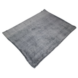 Decke Human Comfort Rabbit fleece plaid Lapin grau Grey