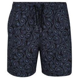 Herrenbadeanzug Regatta Loras Swim Short schwarz/blau BlackPaisley
