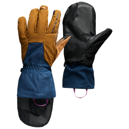 Handschuhe Black Diamond Cirque Gloves braun/blau Bark Brown (2013)