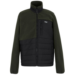Herrenjacke Regatta Frankie Borg Hybrid grün/schwarz Black(DkKha)