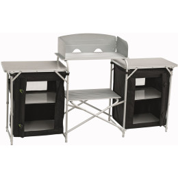 Campingküche Outwell Camrose Kitchen Table (2019) schwarz/silber