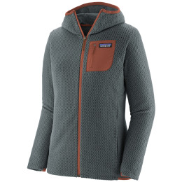 Damen Funktions-Sweatshirt Patagonia R1 Air Full Zip Hoody grün Nouveau Green