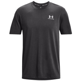 Herren T-Shirt Under Armour LOGO EMB HEAVYWEIGHT SS grau Jet Gray/Rise