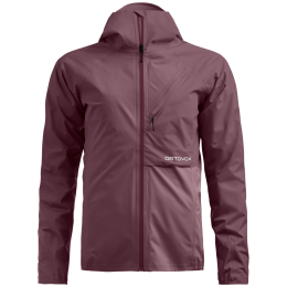 Wasserdichte Damenjacke Ortovox Trace 2.5L Jacket W rosa Chestnut