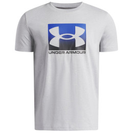 Kinder-Funktionsshirt Under Armour UA B Boxed Sports Update SS Mod Gray Light Heather hellgrau Mod Gray Light Heather / / Black