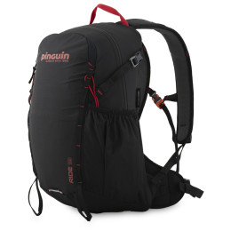 Rucksack Pinguin Ride 19 schwarz/rot