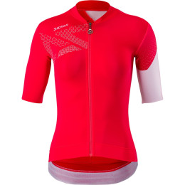 Damen-Radtrikot Silvini Rosalia rot/rosa RubyPink