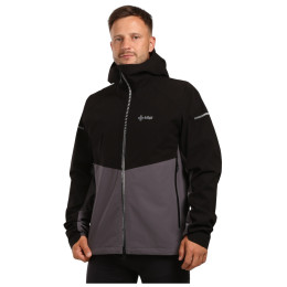 Wasserdichte Herrenjacke Kilpi Hurricane-M schwarz BLK