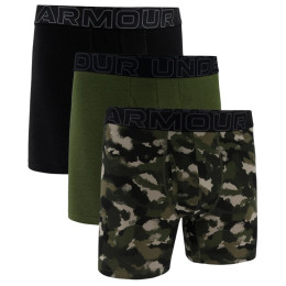 Herren-Boxershorts Under Armour Performance Cotton - Novelity 6in 3PK