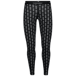 Damenunterhose Icebreaker 200 Oasis Leggings Snow Hrtg schwarz Black