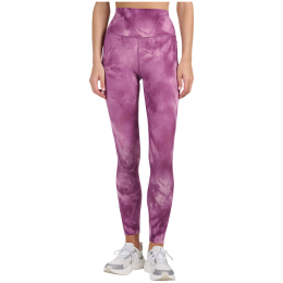 Damen-Leggings 4F Tights Fnk F540 rosa Dark Violet Allover