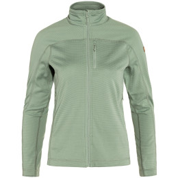Damen-Sweatshirt Fjällräven Abisko Lite Fleece Jacket W hellgrün Misty Green