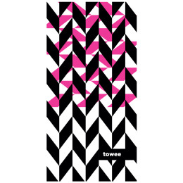 Handtuch Towee Dynamica 50x100 cm rosa/rot Dynamica