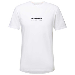 Herren-T-Shirt Mammut Logo T-Shirt Men weiß/grau white