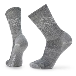 Socken Smartwool Hike Classic Edition Light Cushion Mountain Pattern Crew Socks schwarz black