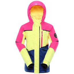 Kinder Winterjacke Alpine Pro Melefo gelb nano yellow