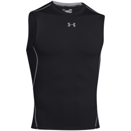 Herren Funktionsunterhemd Under Armour Hg Armour Sl schwarz Black/Steel