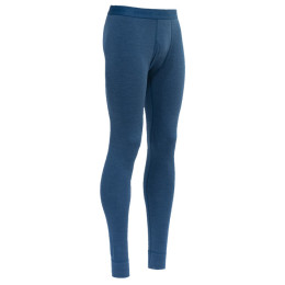 Herreunterhose Devold Expedition Merino Silk Longs Man blau FLOOD