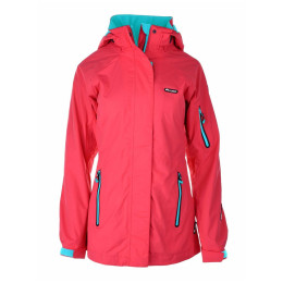 Damenjacke Elbrus Muccia Wo´s rot Hibisc/PoolBlue
