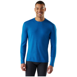 Herren-Funktionsshirt Smartwool M Classic Thermal Merino Base Layer Crew blau NIVAL BLUE