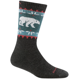Damensocken Darn Tough Vanna Grizzle Boot Midweight With Cushion grau charcoal