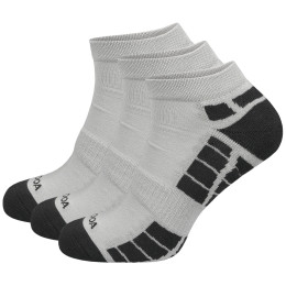 Socken MOOA Silver Bamboo Low 3-pack grau Grey/Grey