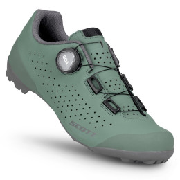 Damen-Radsportschuhe Scott W's Gravel Pro dunkelgrün green/grey