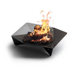 Feuerstelle Höfats Triple Ø 65 schwarz Corten steel