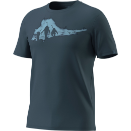 Herren T-Shirt Dynafit Graphic Co T-Shirt M dunkelblau 0721 - cinder/ASCENT