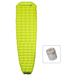 Aufblasbare Isomatte Flextail TINY Sleeping Pad R09 AVS - with pump 196 cm hellgrün