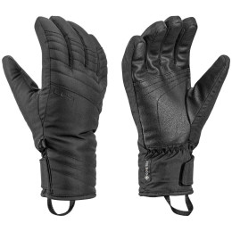 Damen Ski-Handschuhe Leki Sveia Zero GTX Women schwarz black