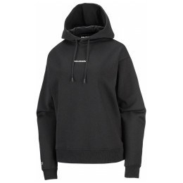 Damen-Sweatshirt Salomon Logo Hoodie W schwarz DEEP BLACK