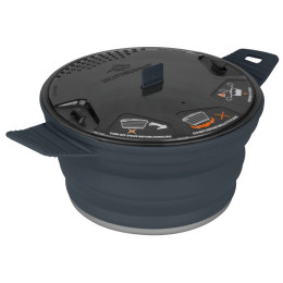 Faltbarer Kochtopf Sea to Summit X-Pot 2.8 schwarz Charcoal