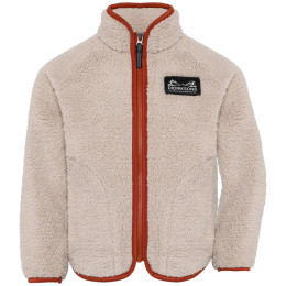 Kinder-Sweatshirt Didriksons Gibbs Kids Fullzip 2 Beach Beige/Rust beige Beach Beige/Rust