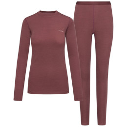 Damen-Thermounterwäsche Viking Meriboo Lady Set rosa pink