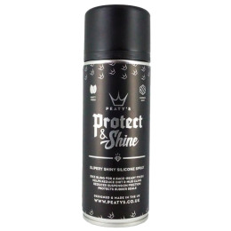 Reinigungsmittel Peaty´s Protect & Shine Silicone Spray schwarz/weiß