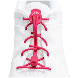 Schnürsenkel Lock Laces Original rosa Hot Pink