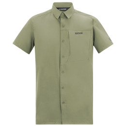 Herrenhemd Regatta Anti-Insect Travel Light S/S Shirt grün Light Sage