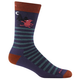 Herrensocken Darn Tough Wild Life Crew lila blackberry